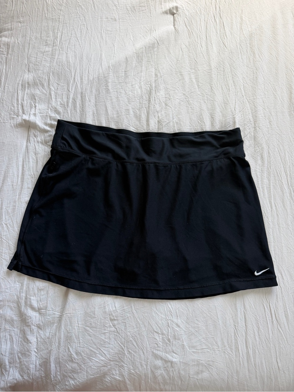 Nike Black Performance skirt and‎ Skort with White Swoosh
